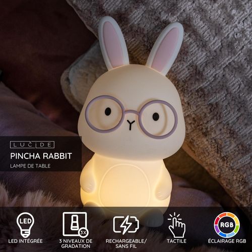 Pincha Rabbit Lampe De Table - Blanc - LED Intégré