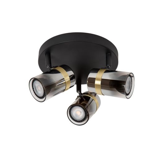 Upton Spot Plafond - Fumé - 3xgu10