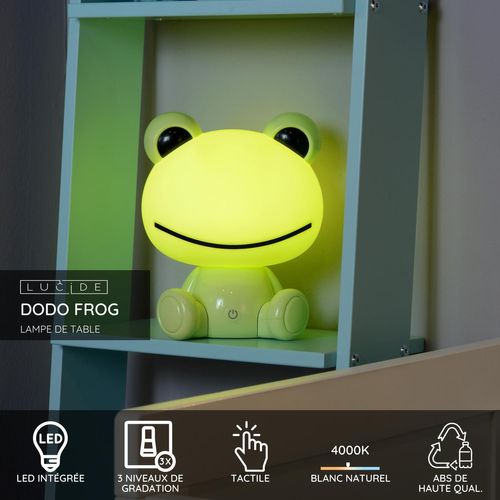 Dodo Frog Lampe De Table - Vert - LED Intégré