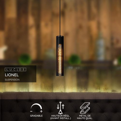 Lionel Suspension - Noir - 1xe27