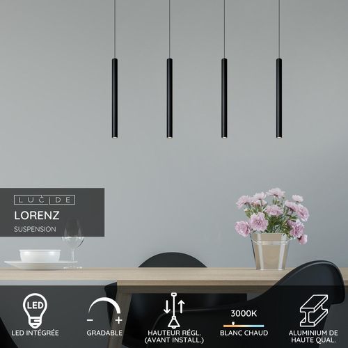 Lorenz Suspension - Noir - LED Intégré