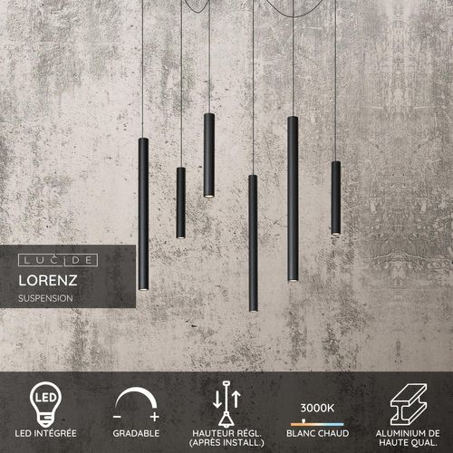 Lorenz Suspension - Noir - LED Intégré