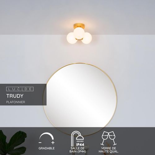 Trudy Plafonnier - Or Mat / Laiton - 3xg9
