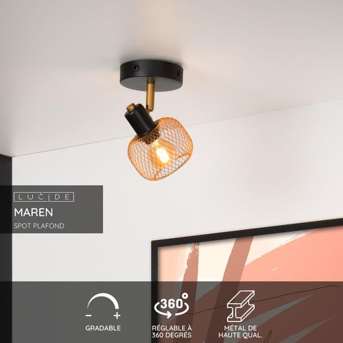 Maren Spot Plafond - Or Mat / Laiton - 1xe14