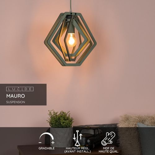 Mauro Suspension - Vert - 1xe27