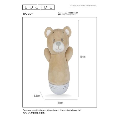 Dolly Lampe De Table - Brun - LED Intégré