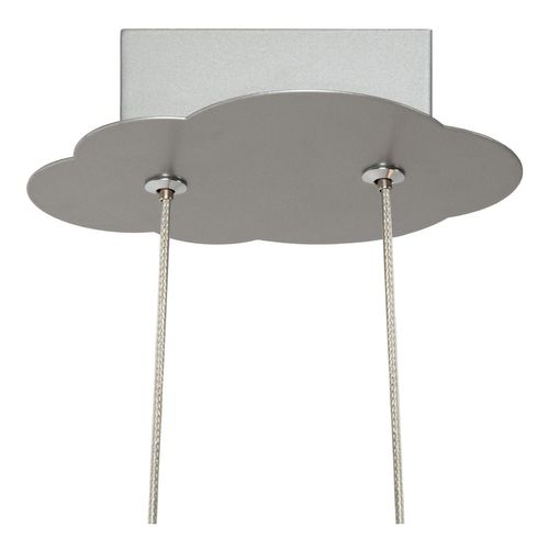 Fokker Suspension - Fer Gris - LED Intégré