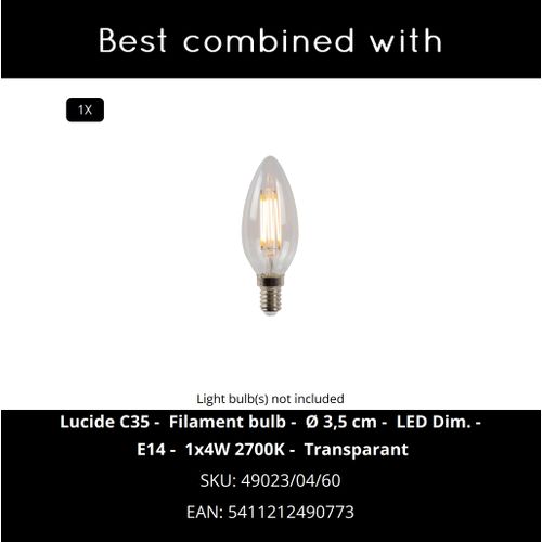 Jany Lampe De Table - Noir - 1xe14