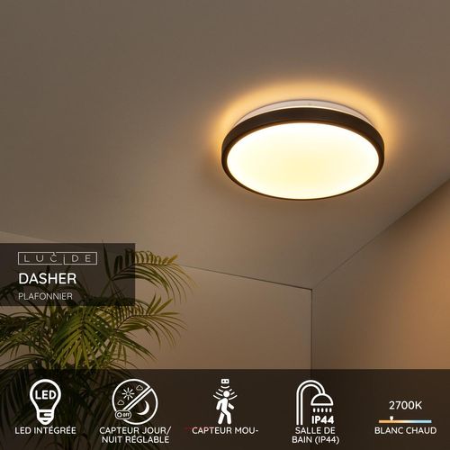 Dasher Plafonnier - Noir - LED Intégré