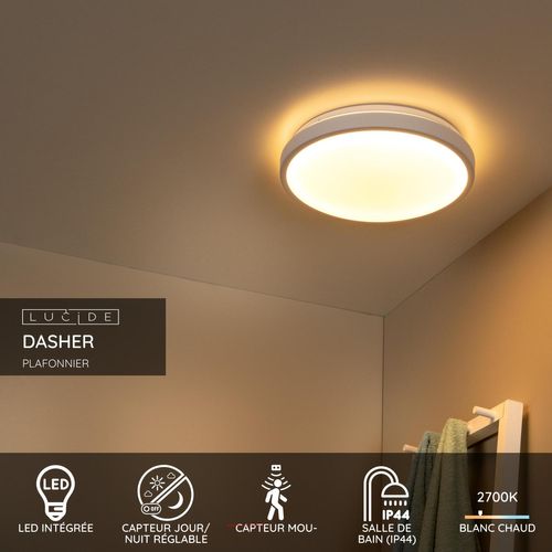 Dasher Plafonnier - Blanc - LED Intégré