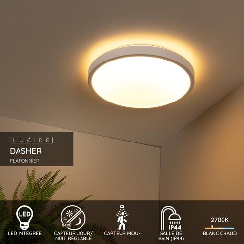 Dasher Plafonnier - Blanc - LED Intégré