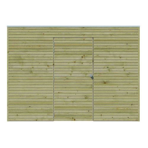 Abri De Jardin Traité 300 X 210 Cm Qube Abri Seul