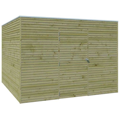 Abri De Jardin Traité 300 X 300 Cm Qube Abri Seul