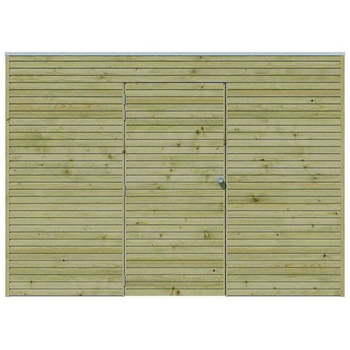 Abri De Jardin Traité 300 X 300 Cm Qube Abri Seul