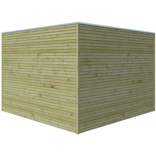 Abri De Jardin Traité 300 X 300 Cm Qube Abri Seul