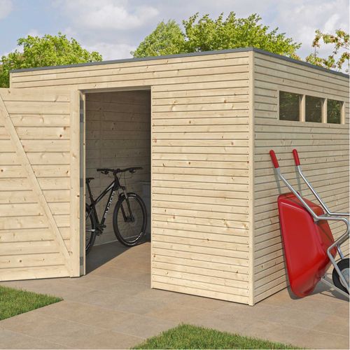 Abri De Jardin 300 X 300 Cm Qube Abri Seul