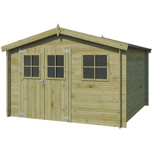 Abri De Jardin En Bois 7,35 M² Zurich 295 X 295 Cm (traité)