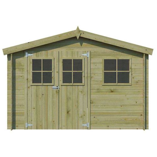 Abri De Jardin En Bois 7,35 M² Zurich 295 X 295 Cm (traité)