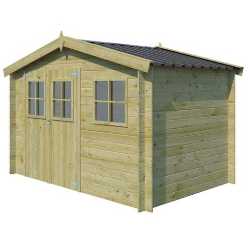 Abri De Jardin En Bois 4,91 M² Zurich 295 X 205 Cm (traité)