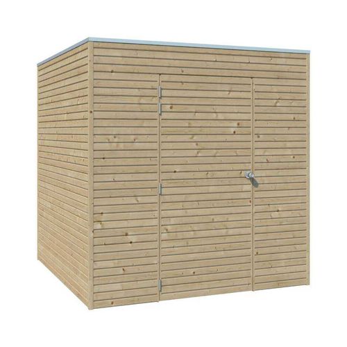 Abri De Jardin 210 X 210 Cm Qube Abri Seul