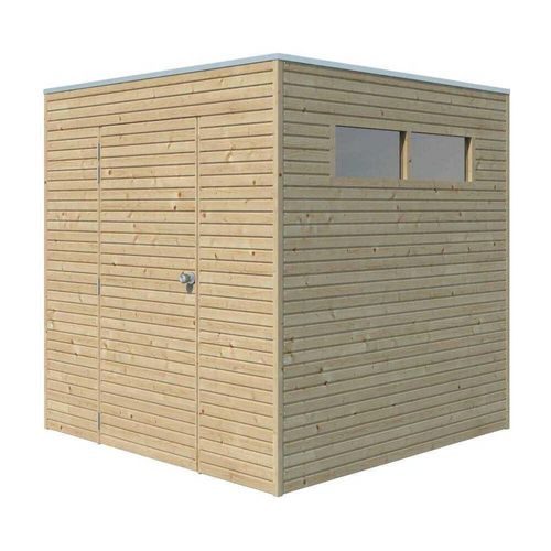 Abri De Jardin 210 X 210 Cm Qube Abri Seul