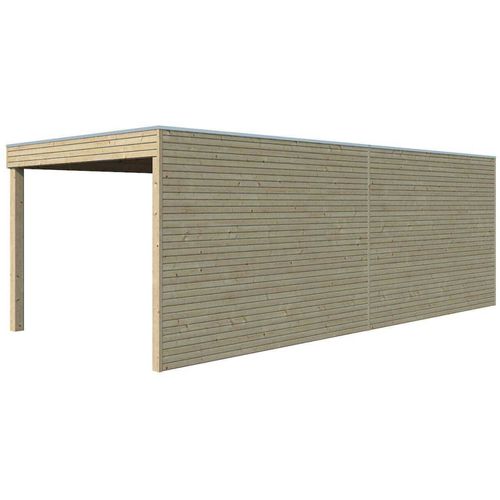 Abri De Jardin 300 X 300 Cm Qube Abri Avec Extension 294 X 300 Cm