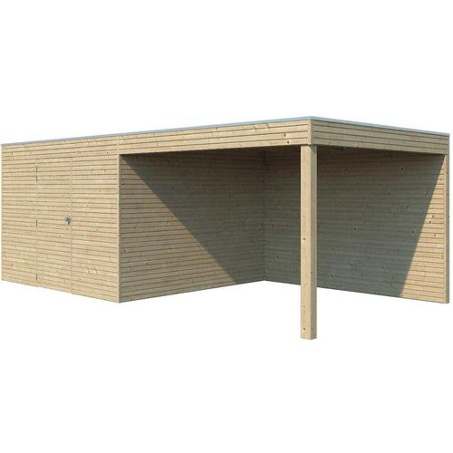 Abri De Jardin 300 X 300 Cm Qube Abri Avec Extension 294 X 300 Cm