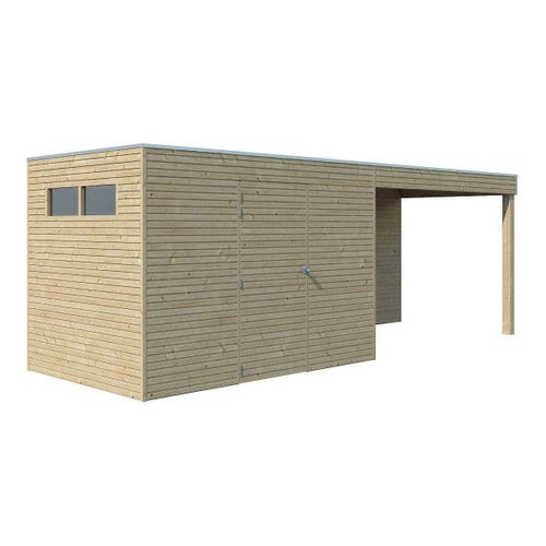 Abri De Jardin 300 X 210 Cm Qube Abri Avec Extension