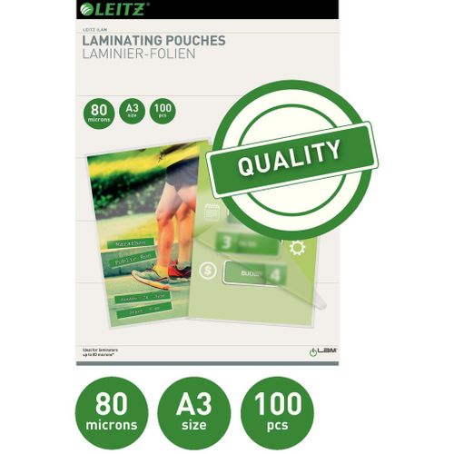 Pochette De Plastification 80 Microns A3 100 PCs