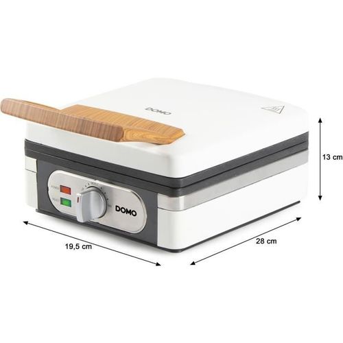 Gaufrier - Do9274w - 1400 W - 2 Gaufres XL - Blanc