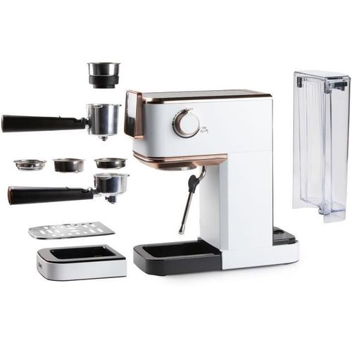 Machine à Expresso 3 En 1 - Do746k - 1350 W - 20 Bar - Blanc / Rose