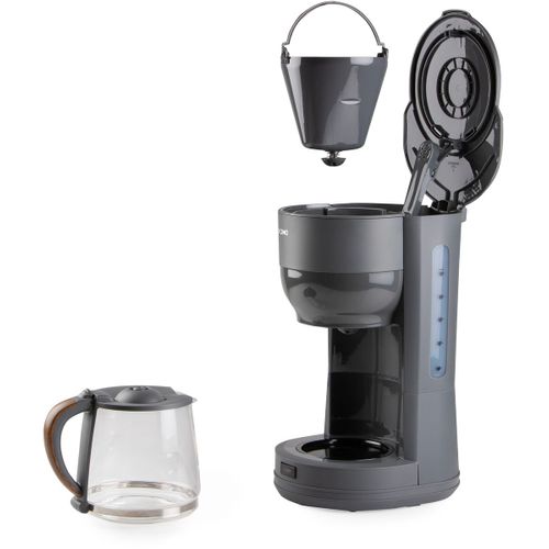 Cafetiere Filtre - Do754k - 1,25 L - 10 Tasses - Gris / Bois
