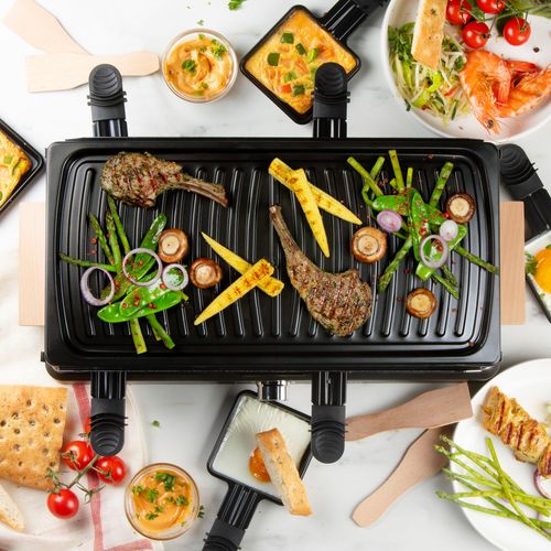 Appareil à Raclette - Do9294g - 8 Personnes - Gril - 1400 W