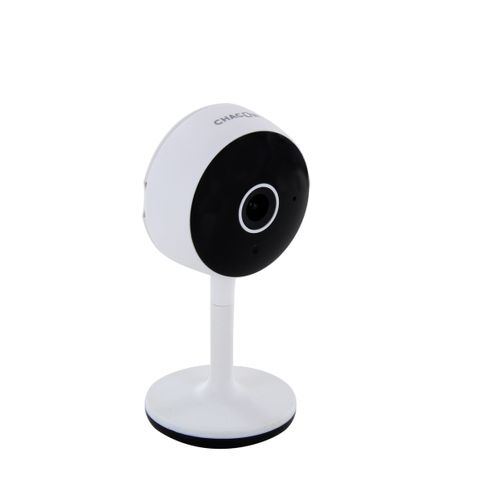 Caméra De Surveillance Intérieure Wi-fi 1080p - Micro Sd 128go - Noir Et Blanc - Chacon