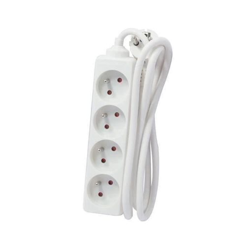 Chacon Bloc Multiprise 4 Prises 16a 3m Blanc