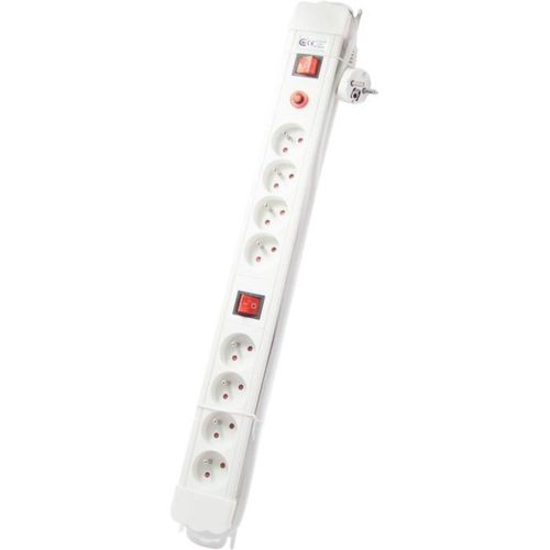 Bloc Avec 2 Interrupteurs - Chacon - 8 X 16 à - 1,5 M - Blanc (fr)