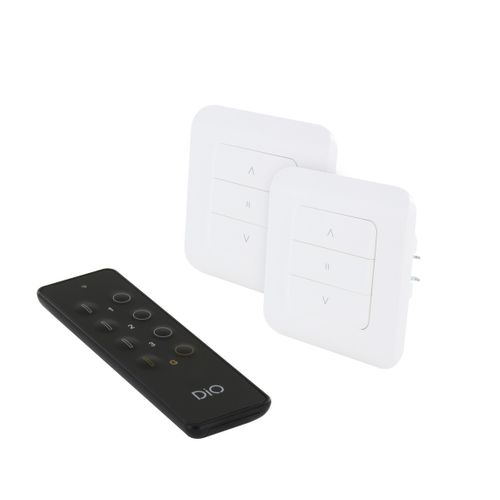 Set De 2 Interrupteurs Volets Roulants + Télécommande - Dio