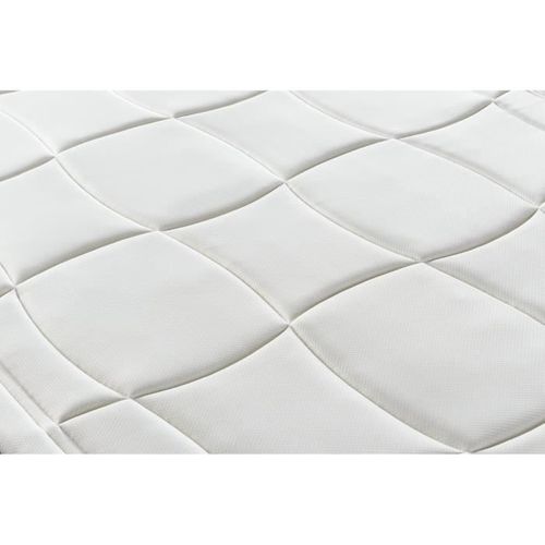 Ensemble Matelas mousse + Sommier 180x200 - 28cm - 5 Zones - Ferme - Hôtel Premium Lux