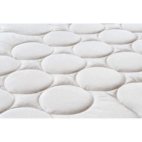 Pack Matelas 140x190cm  + Sommier + Couette + 2 Oreillers - Ressorts Ensachés -  5 Zones - 19 Cm -