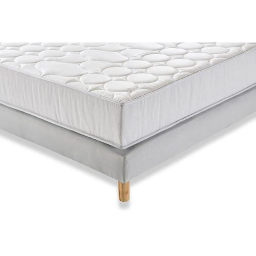Pack Matelas 140x190cm  + Sommier + Couette + 2 Oreillers - Ressorts Ensachés -  5 Zones - 19 Cm -