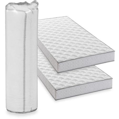 Lot De 2 Matelas - 90 X 190 Cm - Mousse - 14 Cm - 5 Zones De Confort -  Deko Dream - Hahtuva