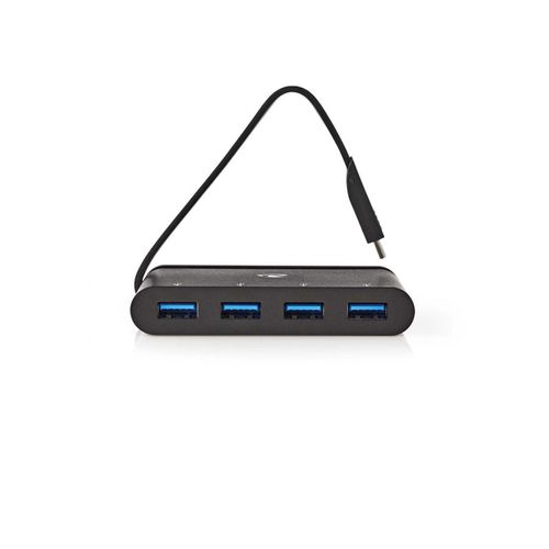 Hub Usb Type-c Vers 4 Ports Usb 3.0 Tcarf200bk - Nedis