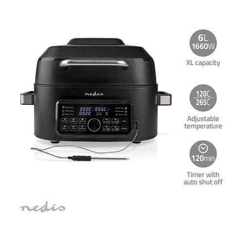 Friteuse 6l 1600w Noir - Kaafg600bk