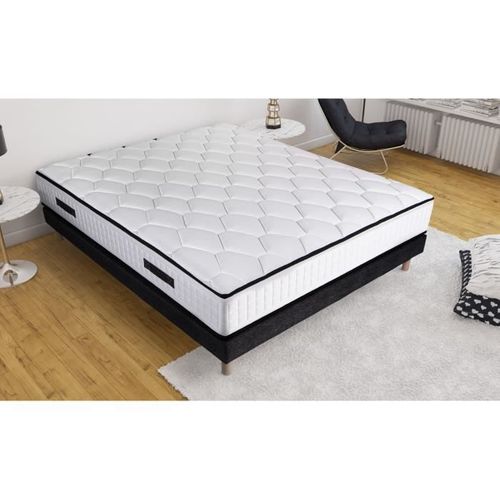 Ensemble Sommier Et Matelas 140x190cm - 798 Ressorts Ensachés - New York