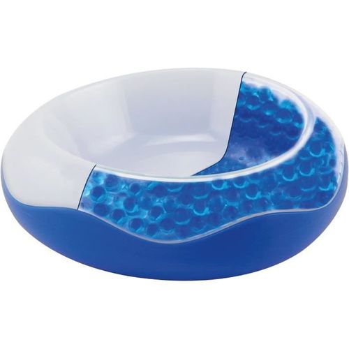 Chien Bol De Refroidissement Blanc/bleu 19,5x19,5x7cm 0,482kg
