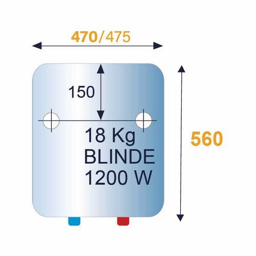 Chauffe-eau Électrique Vertical Vertical Mural Blindé Initio 50l - Ariston - 3200832