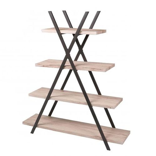 Etagère Pyramide Industrielle Dock - L. 120 X H. 138 Cm - Noir