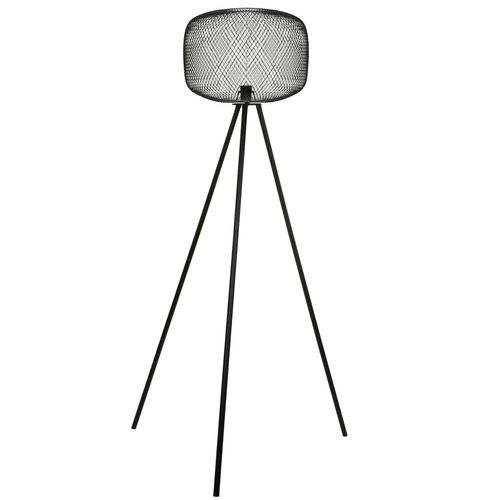 Lampadaire Design Industriel En Métal Spirit - H. 160 Cm - Noir