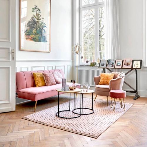 Tapis 160x230 cm MESSINE Rose