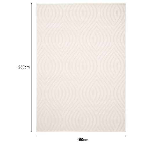 Tapis 160x230 cm VERANO Beige